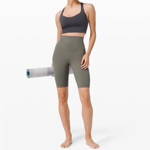 Lululemon Align Super-High-Rise Short 10"Grey Sage Size 2
